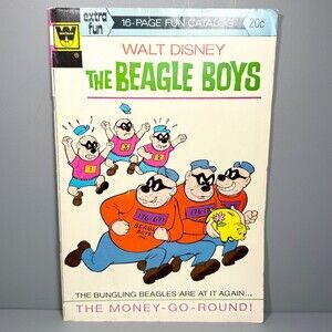 The Beagle Boys Comic Book Gold Key Walt Disney #19 The Money Go Round